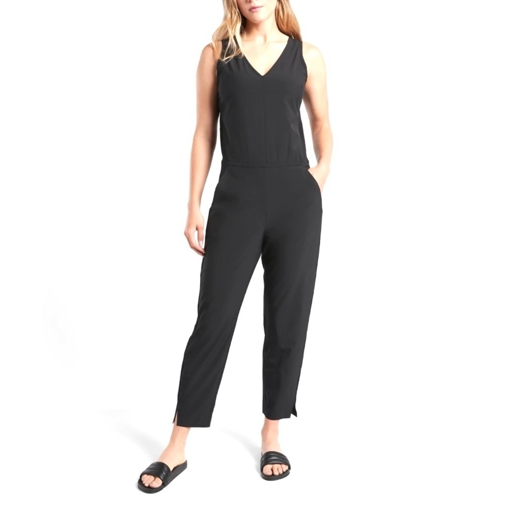 Athleta Brooklyn Jumpsuit Black Size 4